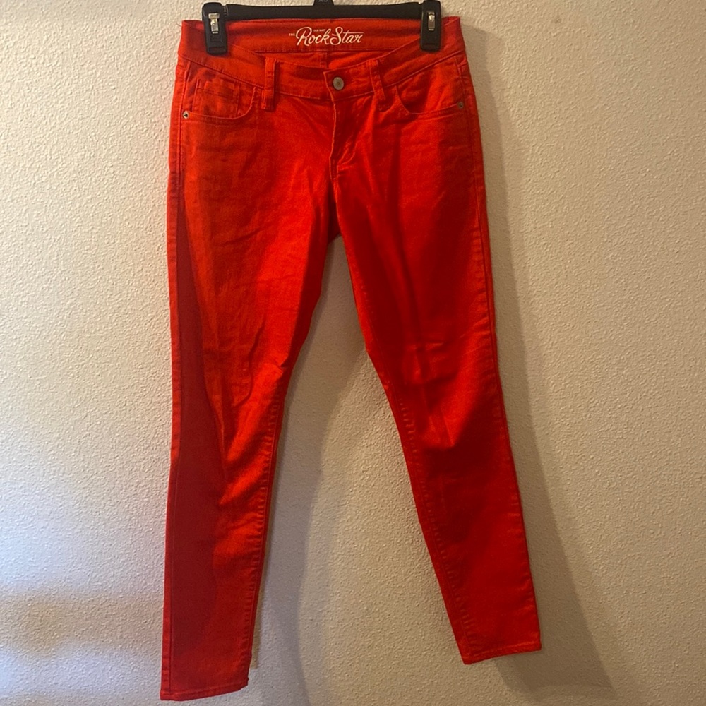 Old Navy Women's Skinny Jeans - Bright Red